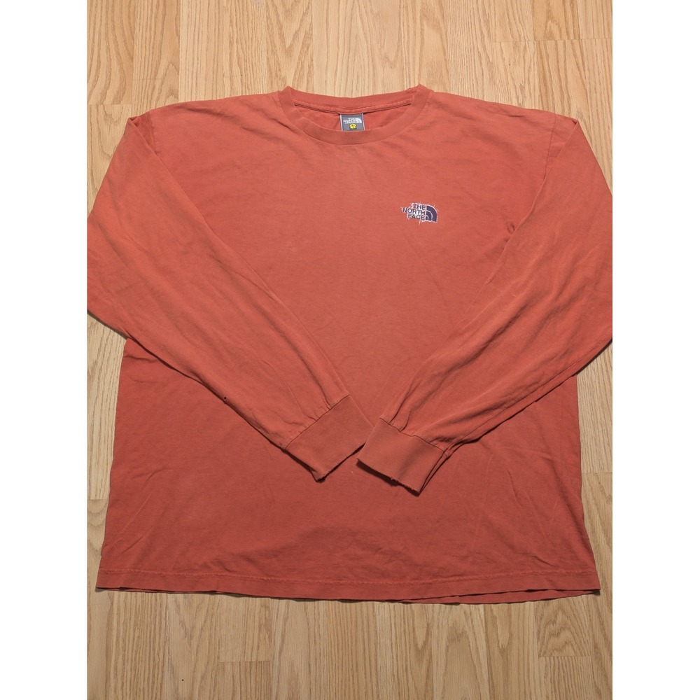 The North Face Mens Vintage AS Series Long Sleeve Graphic Tee Orange Large
